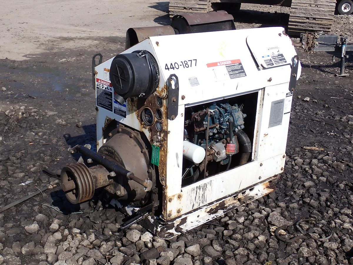 Kubota V3600-T-ET02 Turbo Diesel Engine POWER UNIT w/ PTO Clutch