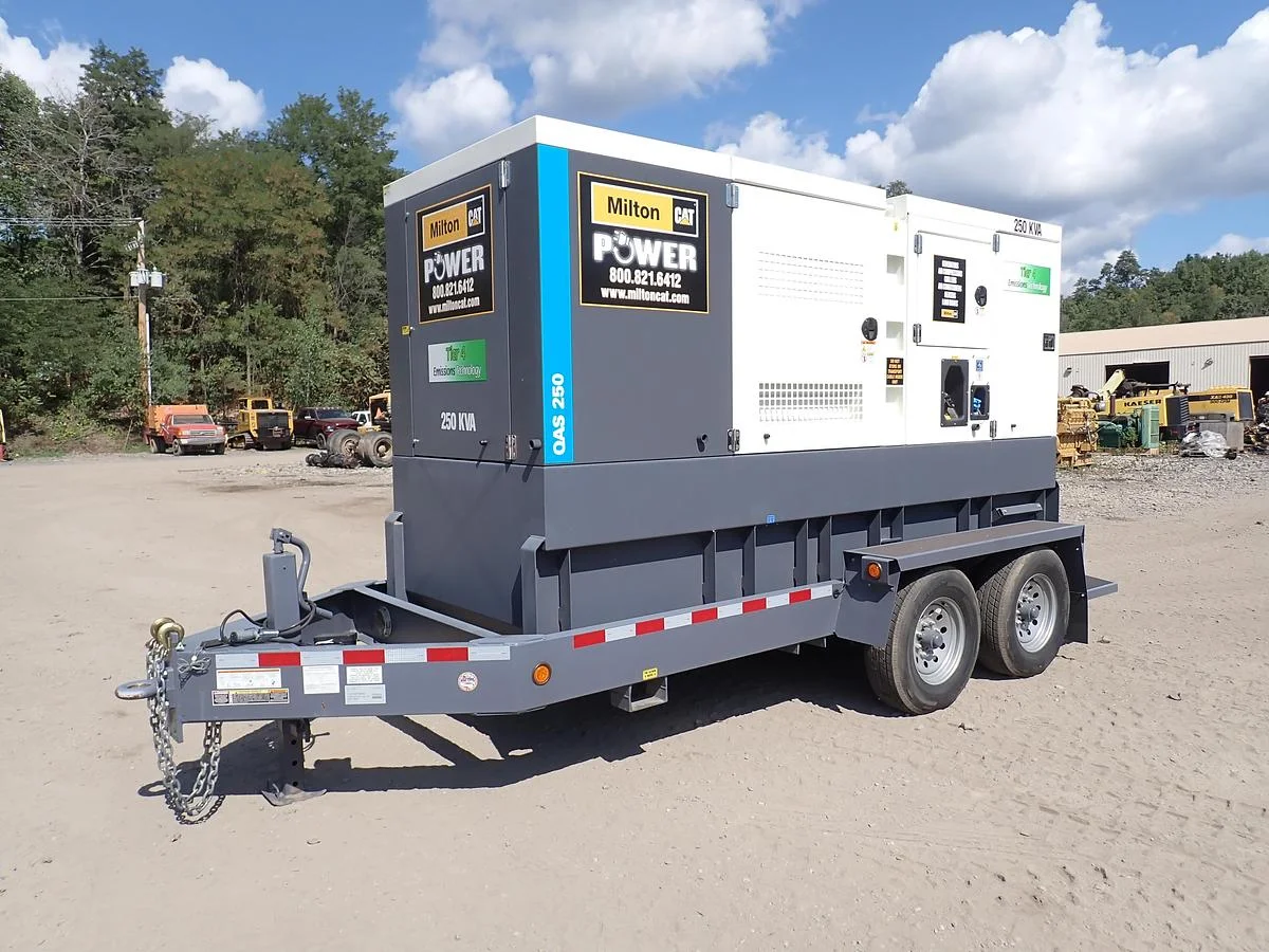 2024 Atlas Copco QAS250 UNUSED 200 KW Generator MANUFACTURER WARRANTY!