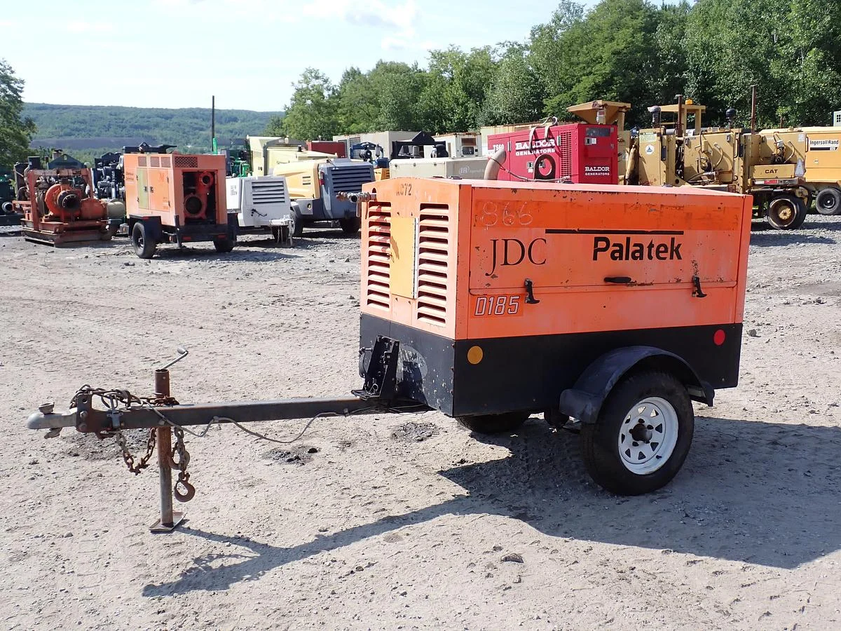 Sullivan Palatek DF185P3IZ 185 CFM Air Compressor ISUZU DIESEL