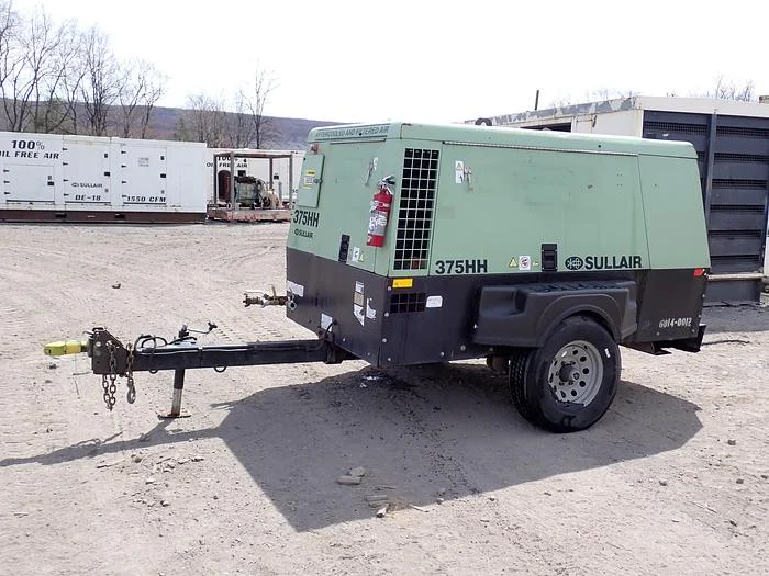 2018 Sullair 375HHAFDPQJD3 Air Compressor 200 PSI Aftercooled!